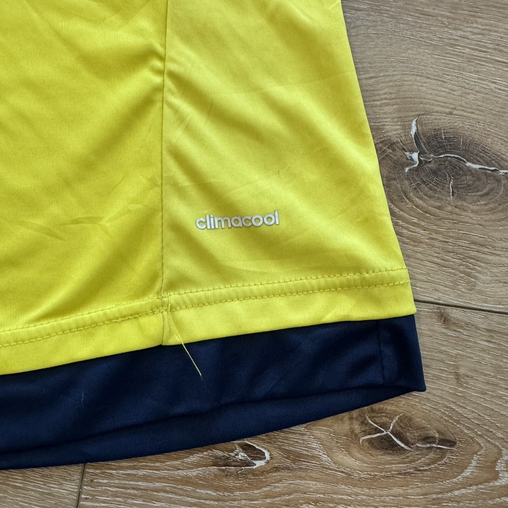 Adidas Columbia Soccer Jersey Mens M Yellow Futbol Home Stadium Shirt - Picture 7 of 10